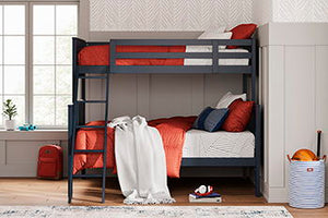 Nextonfort - Blue - Twin/Full Bunk Upper Panels/Roll Slats