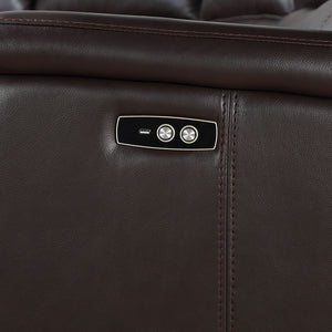 Saul - Power Motion Sectional Sofa - Espresso