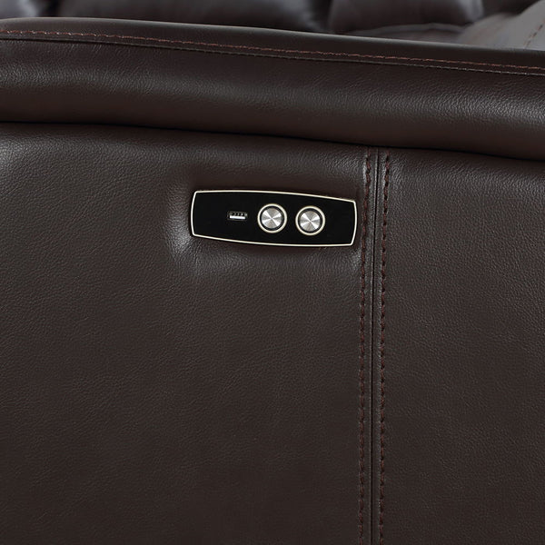 Saul - Power Motion Sectional Sofa - Espresso