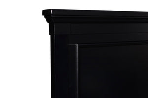Tamarack - 6/6 King Panel Bed - Black