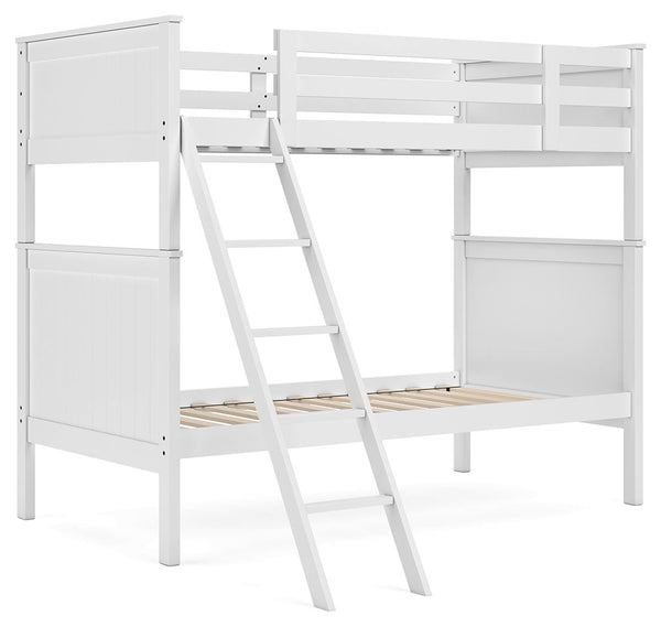 Nextonfort - White - Twin Over Twin Bunk Bed