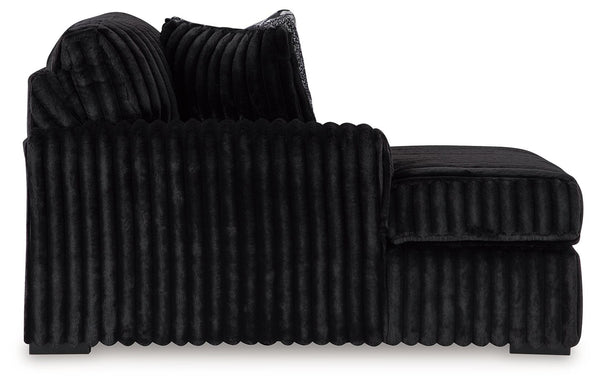 Midnight-Madness - Onyx - Laf Corner Chaise