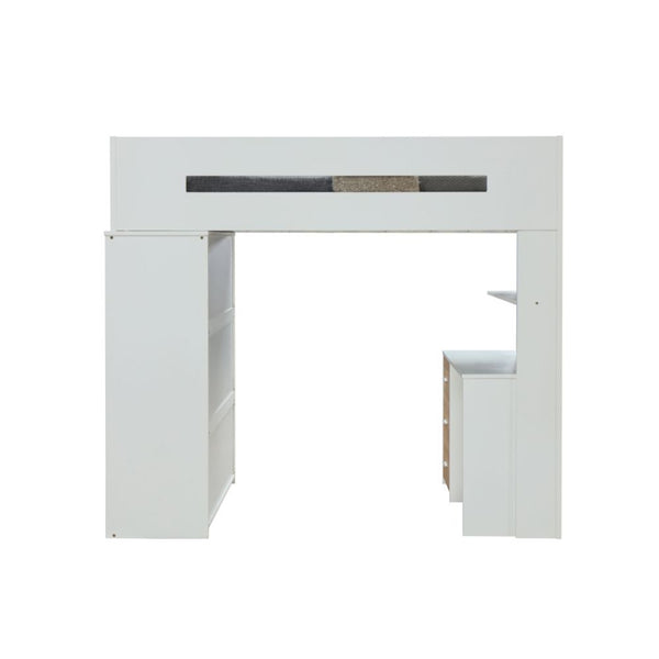 Nerice - Loft Bed - White & Oak