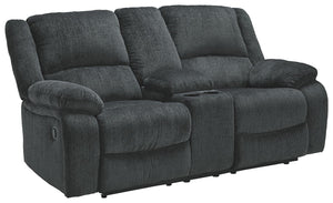 softly textured chenille upholstery provides a comfy surface on which to lounge. With bustle back construction and thickly cushioned armrests