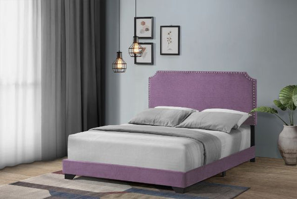 Haemon - Queen Bed - Light Purple Fabric