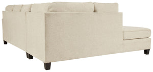 Abinger - Natural - Left Arm Facing Chaise with Sleeper Sectional