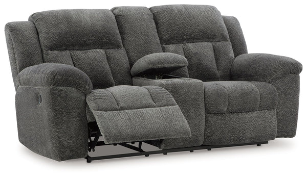  ultra-soft upholstery keeps everyone cozy as you lounge with family or guests. In a neutral hue