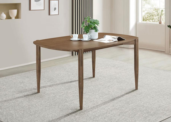  bridging style aesthetics and adding multiple options for accenting with chairs and accessories. Walnut fi