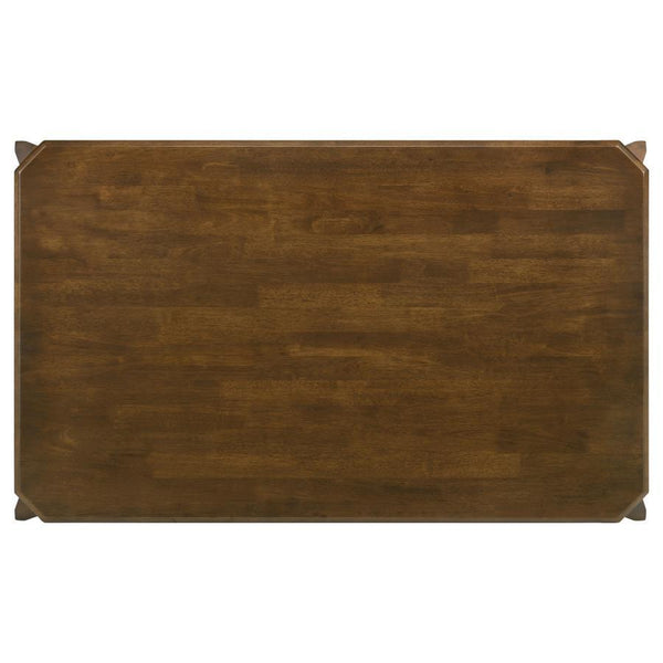 Almonte - Rectangular Wood Dining Table - Dark Brown