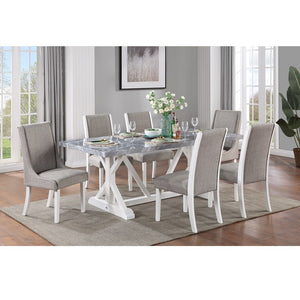 Hollyn - Side Chair (Set of 2) - Gray & White