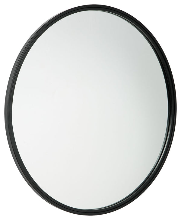 Brocky - Black - Oval Accent Mirror