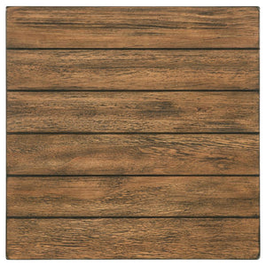 Payne - Wood End Table With Shelf - Distressed Brown