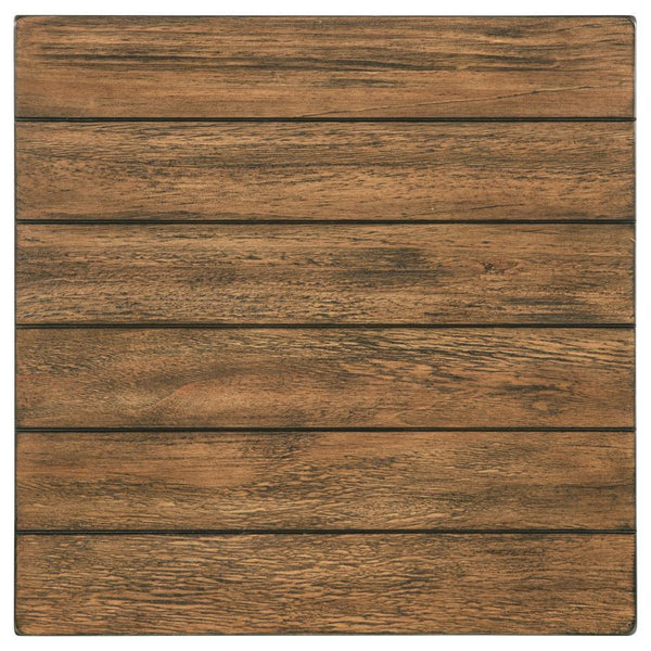 Payne - Wood End Table With Shelf - Distressed Brown