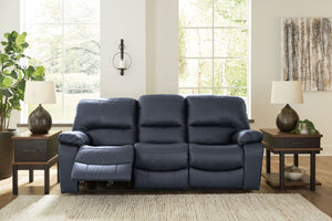  expertly matched leather and faux leather upholstery keeps your style up to speed without breaking the bank. Reclining with the tou