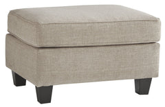 Raising understatement into an art form, this ottoman impresses with a tailored silhouette. Designed in a warm neutral color perfect in any contemporary home. One look at this sumptuous ottoman, youâ€™ll know youâ€™ve just stepped up your style. A treat f