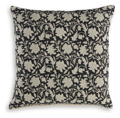 Let casual, charming style blossom. With hues of black, ivory and gray coming together in a simply chic floral design, this accent pillow is an eye-catching addition to your sofa or bed. What a chic way to bring a pop of pattern to neutral spaces.<br/><br