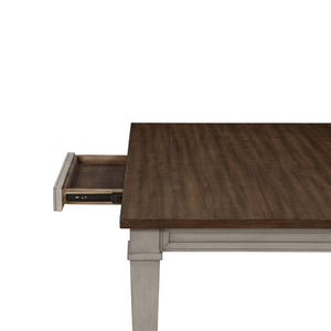 Mariana - Rectangle Dining Table - Vintage Creme