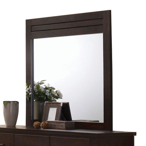 The Panang mirror offers sophisticated style in beautiful mahogany finish. With clean lines and contemporary style, this mirror provides elegance to warm your home with a stylish and relaxing environment.<br/><br/><b>Product Features</b><ul><li>Case: 1Pc/
