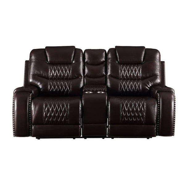 KD Back, Motion Reclining Function Tight Back & Seat Cushion (2+2) Diamond Tufted, Nail-head Trim [RA] CONSTRUCTION: Pocket Coil Cushion, Sinuous Spring Seat, Inside Frame: Metal & Wood (Hemlock/Fir, Ply), Foam (D28) CUSHION: Tight () BACKREST: Tight Cush