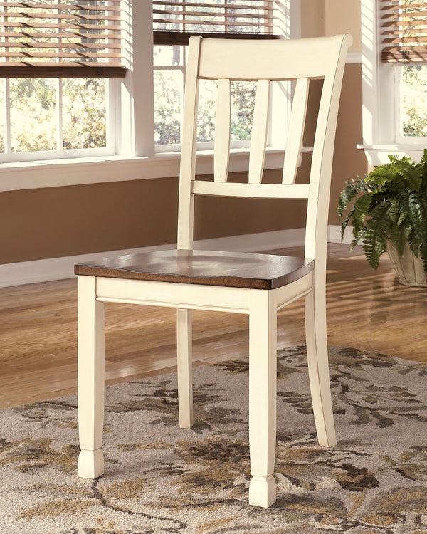  table and server base is finished in cottage white paint. Antique bronze color bin pulls. Glued