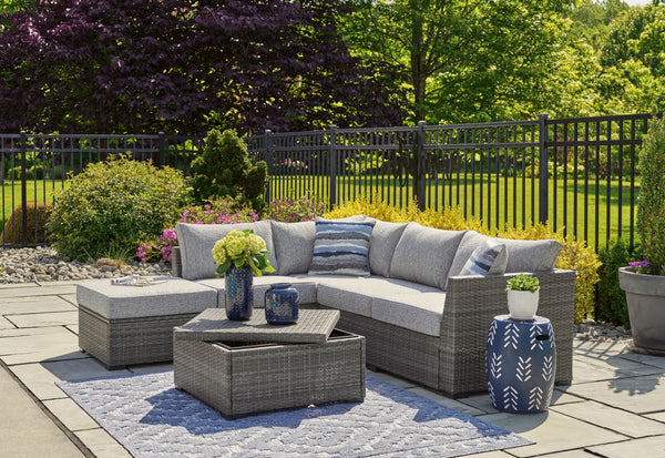 Petal Road - Gray - Loveseat Sectional