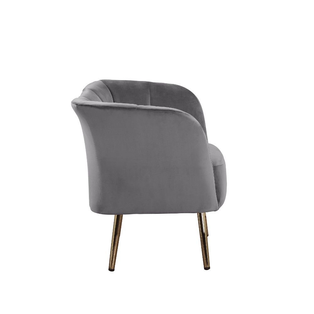 With its transitional design, the Reese accent chair is sure to please. Whether you-'re going for a classic traditional style or a more modern look, its versatile design ensures that it can fit within various aesthetic styles. It features a barrel backres