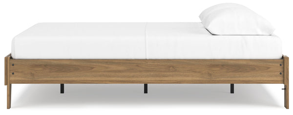 Deanlow - Honey - Queen Platform Bed