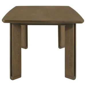 Ottowa - 7 Piece Rectangular Wood Dining Room Table Set - Brown