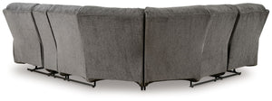 Museum - Pewter - 2-Piece Reclining Sectional With Raf Reclining Loveseat With Console
