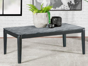  featuring a high-pressure laminate top in a sophisticated grey faux marble finish. Designed for resilience