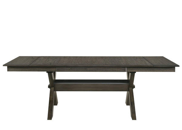 designed for both style and durability. This set includes one dining table top and one robust X-style trestle base