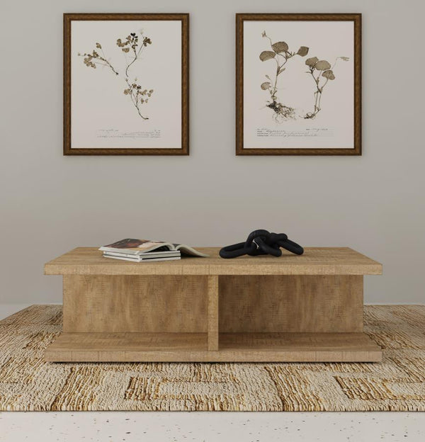  blending rustic charm with modern functionality. Crafted from engineered wood and coated in a scratch-resistant laminate veneer