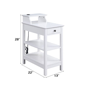 Slayer - Accent Table - White