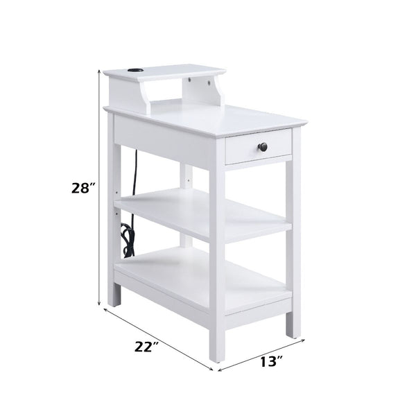 Slayer - Accent Table - White