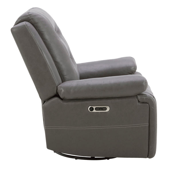 Caldwell - Power Reclining Sofa And 2 Recliners - Tahoe Charcoal