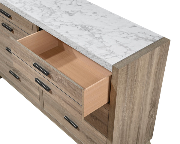 Tilston - Queen 6 Piece Bedroom Set - Natural