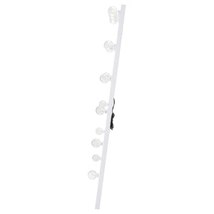 Zayan - Floor LED Lighting White Gloss - Mirror