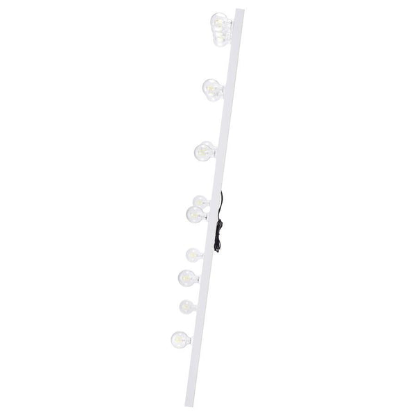 Zayan - Floor LED Lighting White Gloss - Mirror