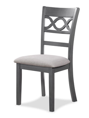 Cori - 5 Piece Round Dining Set - Gray