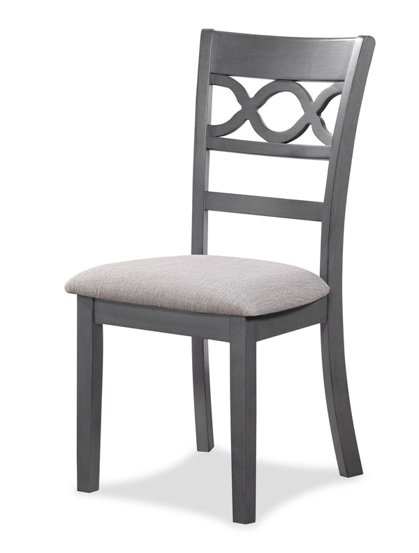 Cori - 5 Piece Round Dining Set - Gray
