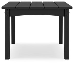 Hyland Wave - Black - Rectangular Cocktail Table