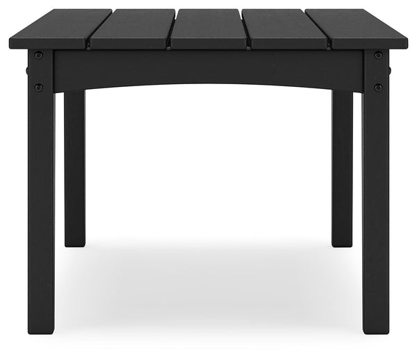 Hyland Wave - Black - Rectangular Cocktail Table