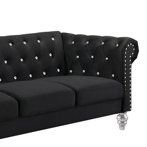 Emma Crystal - Sofa - Black