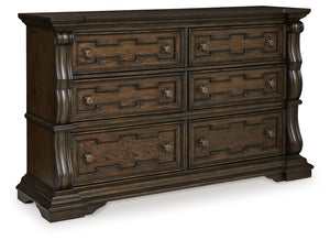Maylee - Dark Brown - 7 Pc. - Dresser