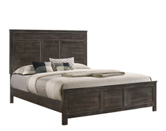 The Andover Wood Panel Bed in Nutmeg Brown is designed for those who appreciate a blend of modern rustic style and long-lasting quality. Expertly crafted from solid Rubberwood, manufactured woods, and wood veneers, this bed is built to endure while showca