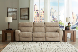 Next-Gen Durapella - Sand - 3-Piece Power Reclining Sectional Sofa