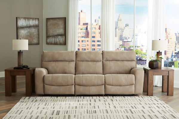 Next-Gen Durapella - Sand - 3-Piece Power Reclining Sectional Sofa