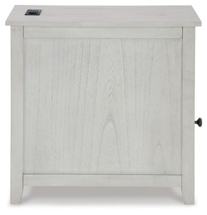 Treytown - Antique White - Chair Side End Table