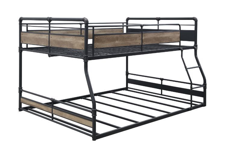 Designed for lower ceiling bedrooms, this Cordelia loft bed with slide is the fun and ideal solution for your guest room or teens bedroom. In a highly sought-after industrial design perfect for a modern home. Constructed in sturdy metal tubes, this loft b