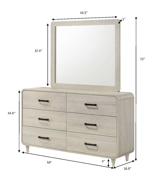 Nyomi - Queen 4 Piece Bedroom Set - White
